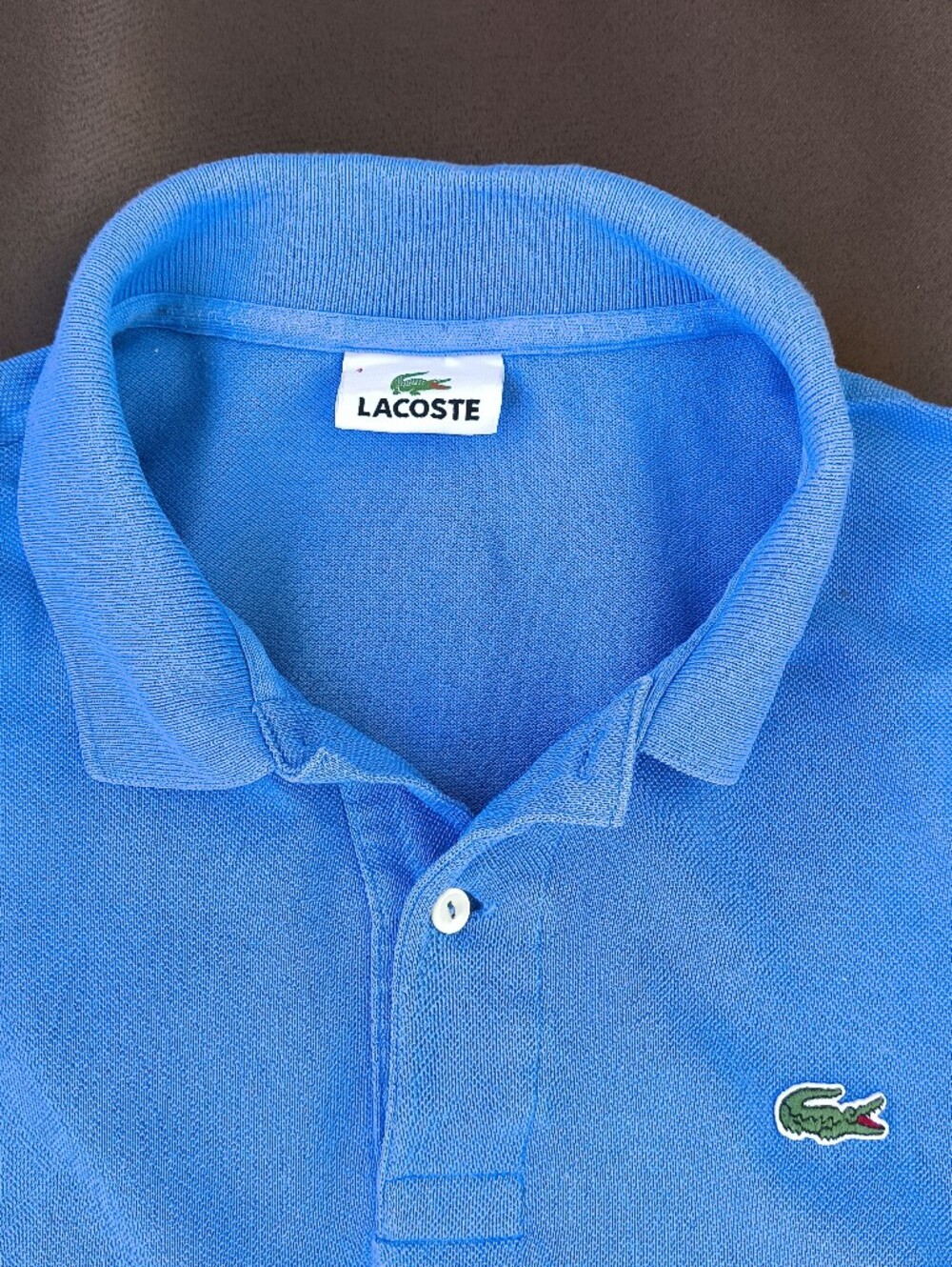 Lacoste Men's Classic Blue Polo Shirt Size 4 Medium Devanlay